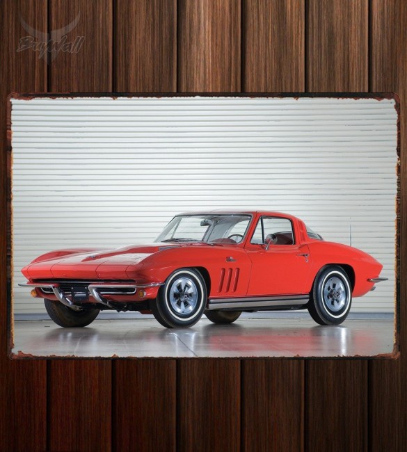 Металлическая табличка Corvette Sting Ray 396 L78 